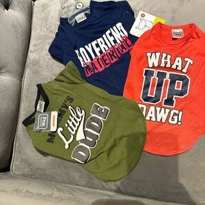 NEW Simple Wags 3 Graphic Dog T-Shirts Set